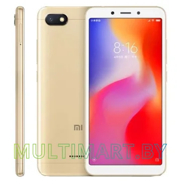 Смартфон Xiaomi Redmi 6A 2GB/16GB международная версия (золотистый) картинка 2